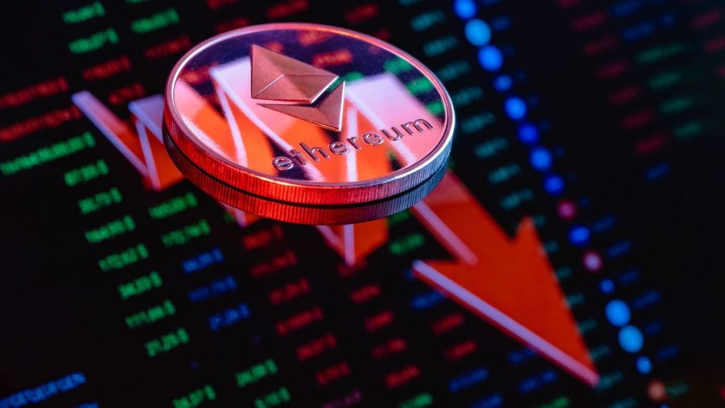 ethereum падение