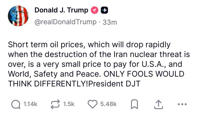 DJT twit