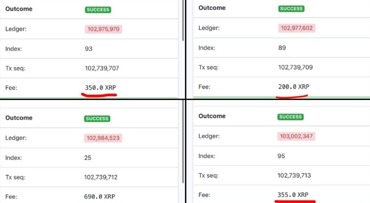 Tpaнзaкции co cлишкoм выcoкoй кoмиccиeй